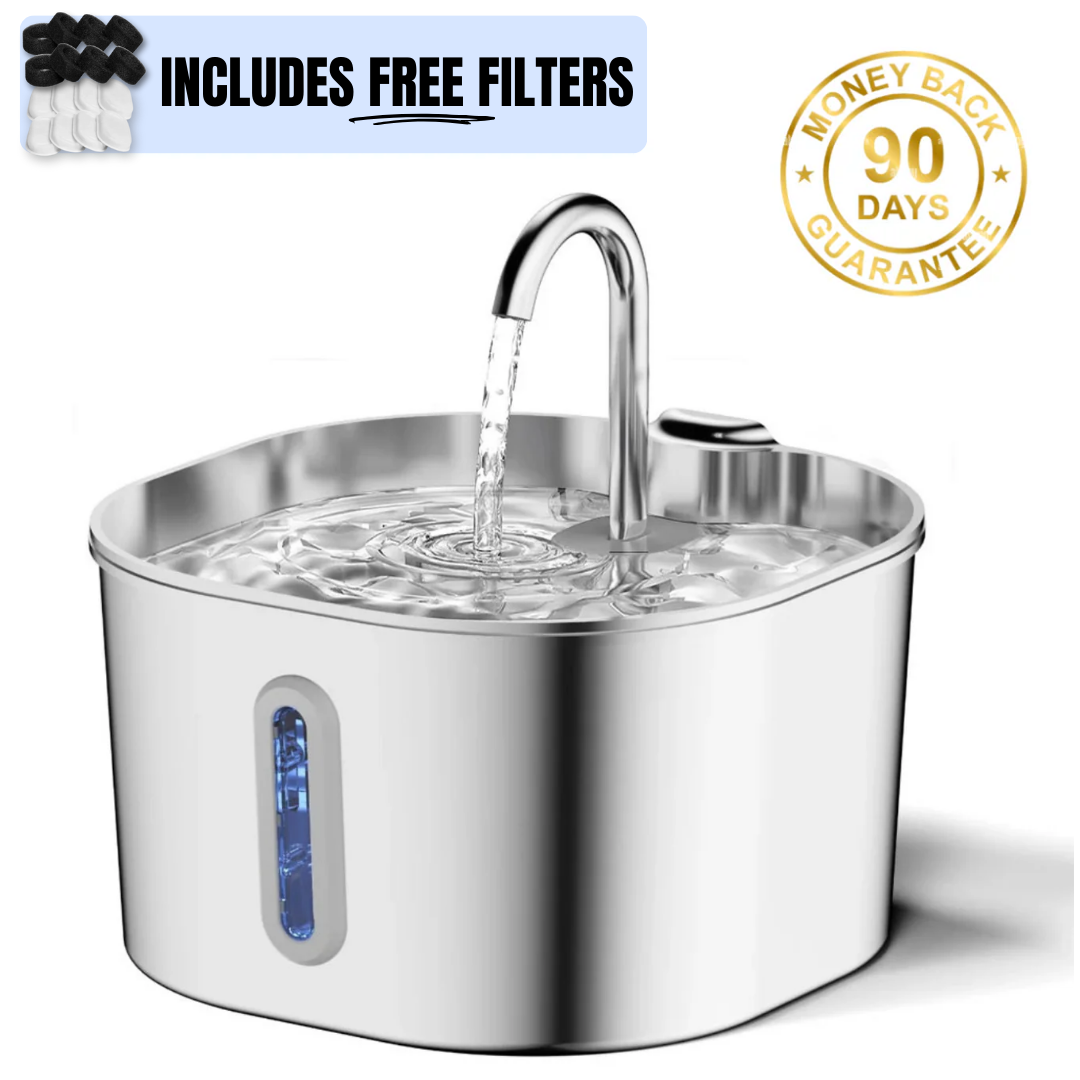 PetComfort Stainless Steel Pet Water Fountain